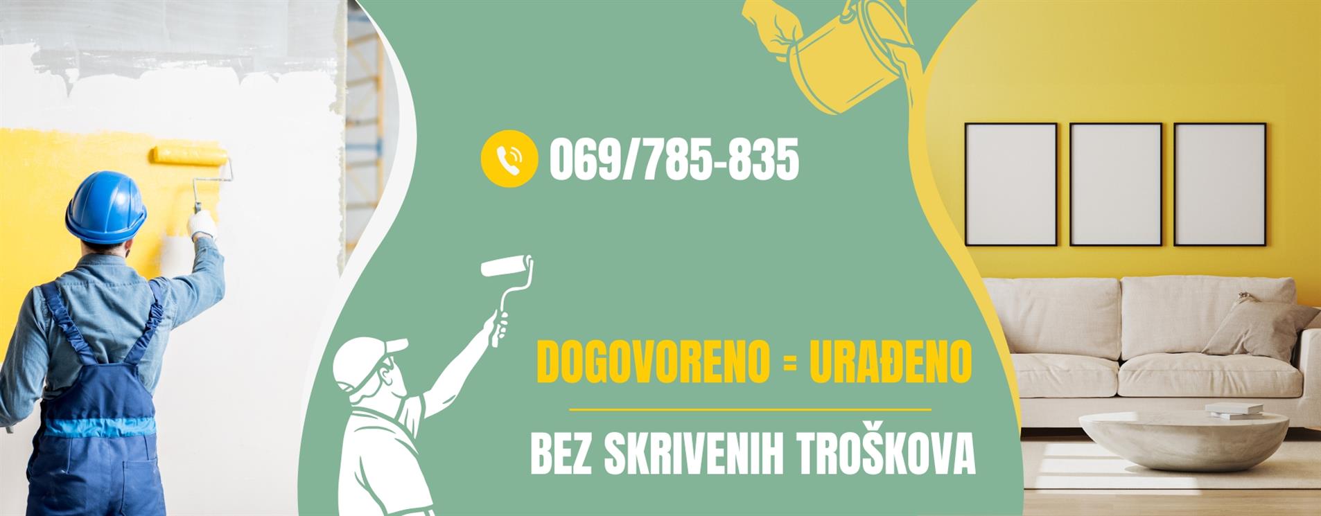 Farbanje Krecenje Podgorica